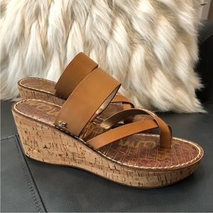 Sam Edelman Cork Platform Sandals